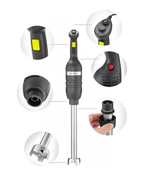 Hand blender with 500 mm rod