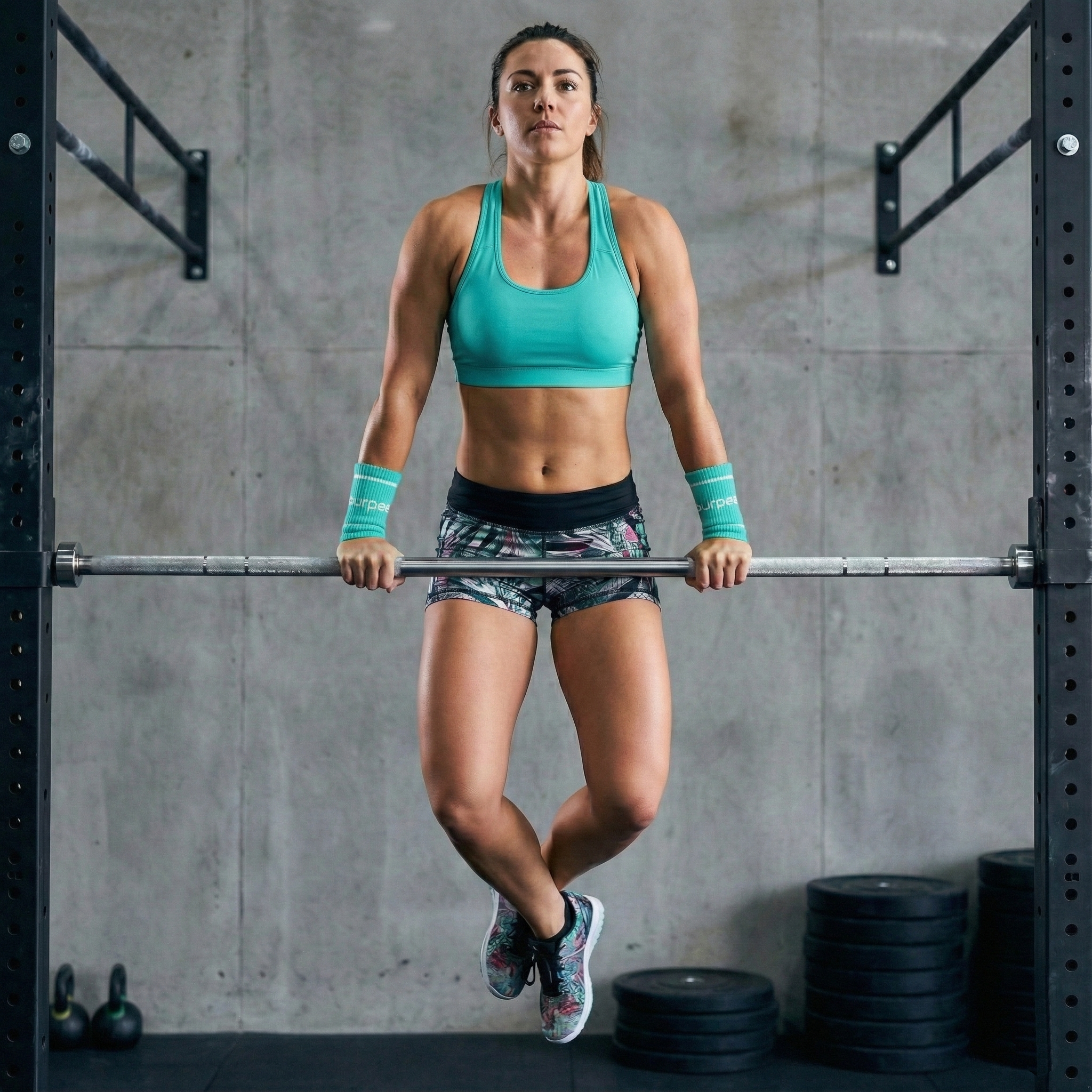 Burpee Wristband Electric Mint - 3