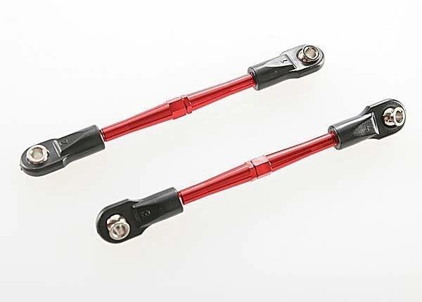 Traxxas Turnbuckles 59mm Komplett Aluminium Röd (2) - 2