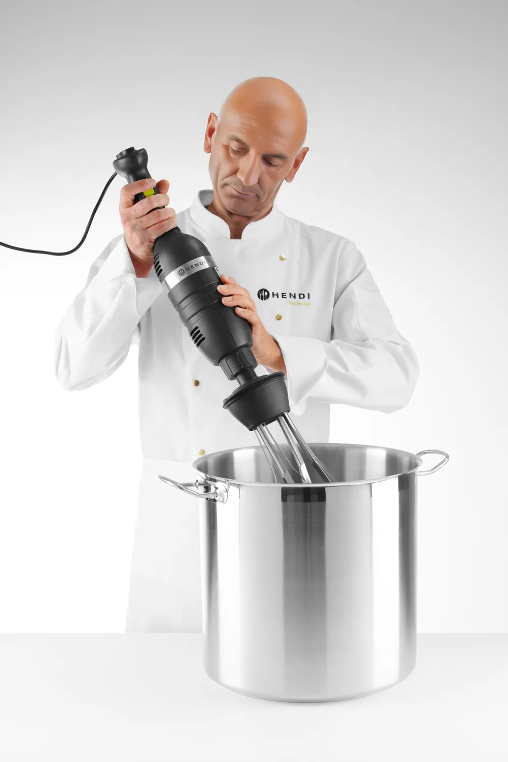 Set: Hand blender with 400 mm shaft + whisk + stand - 10