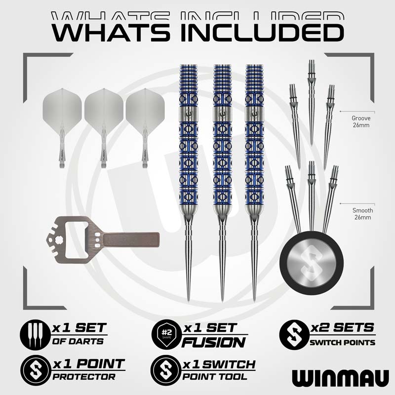 Winmau Lunaris Switch Points Parallel 90% 23g - 2