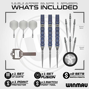 Winmau Lunaris Switch Points Parallel 90% 25g