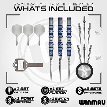 Winmau Lunaris Switch Points Tapered 90% 24g