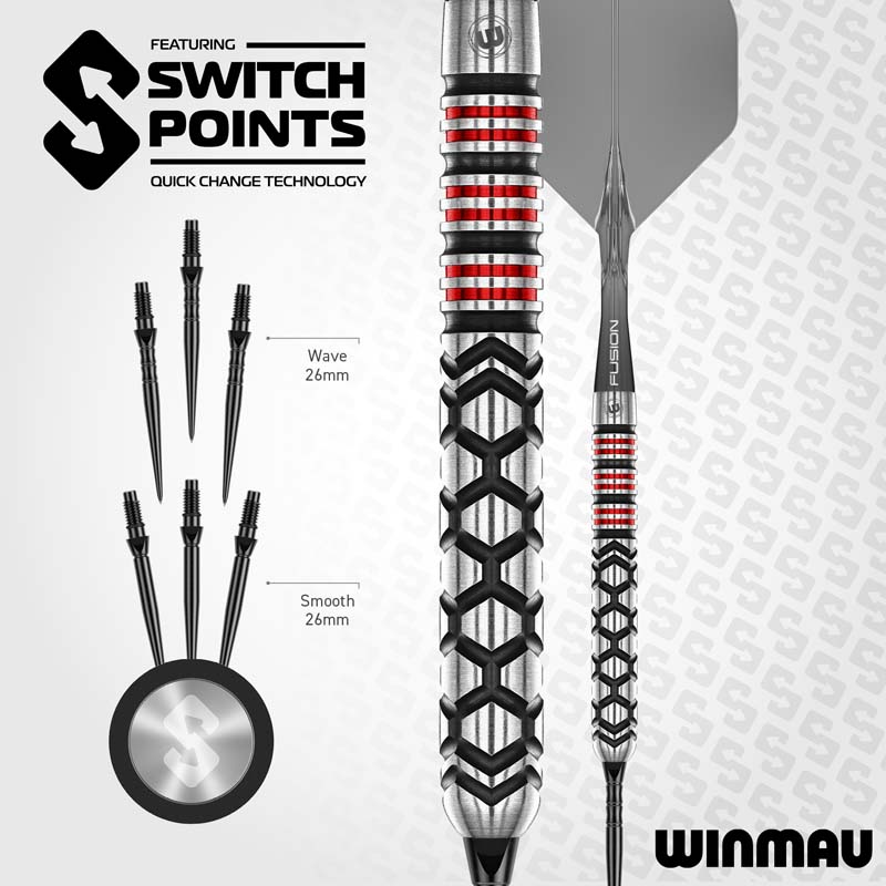 Winmau Fornax Switch Points Parallel 90% 22g - 8
