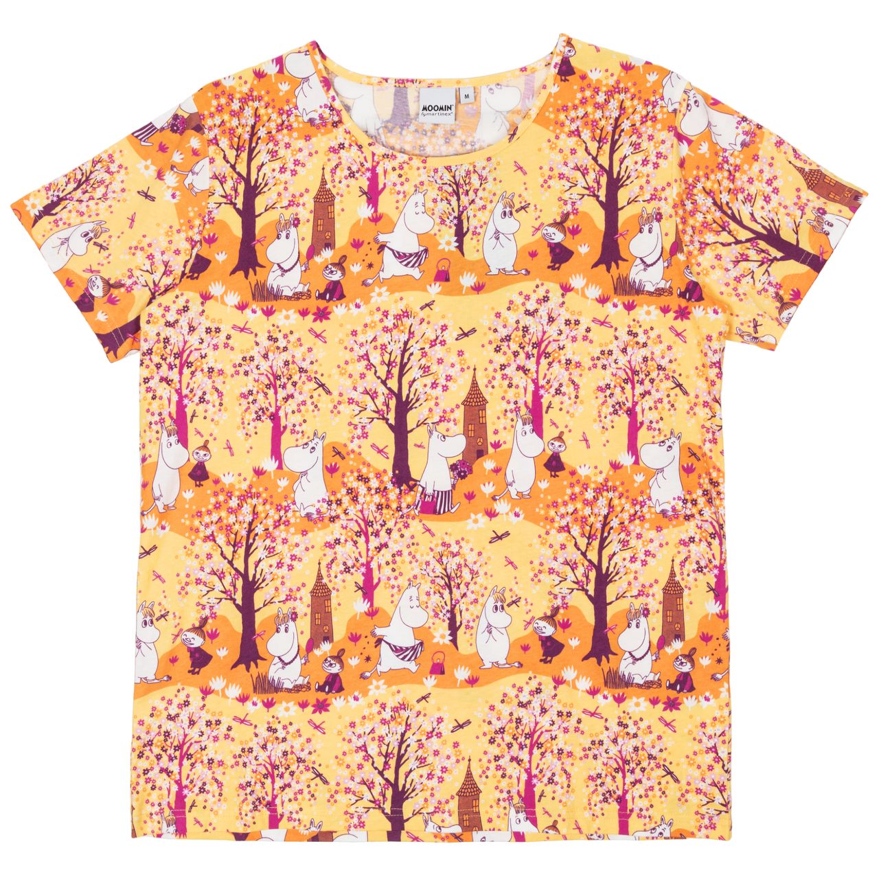 Mumin Dam Pyjamas - Körsbärsblomma Gul - 3