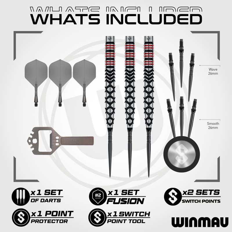 Winmau Fornax Switch Points Tapered 90% 21g - 2