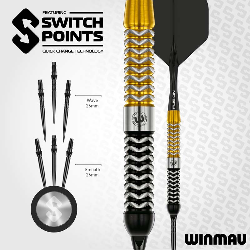 Winmau Exion Switch Points Parallel 90% 22g - 8