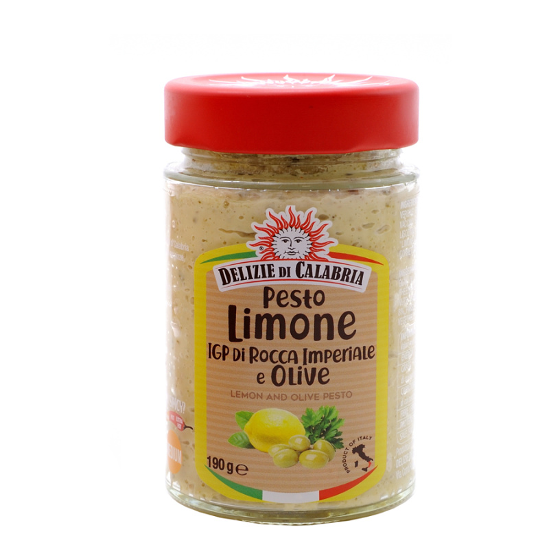 Delizie di Calabria, Pesto med citron - 190g