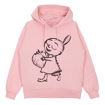 Mumin Dam Huvtröja - Sketch1 Rosa