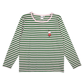 Mumin Dam Trikåtröja - Lilla My Rand Grön