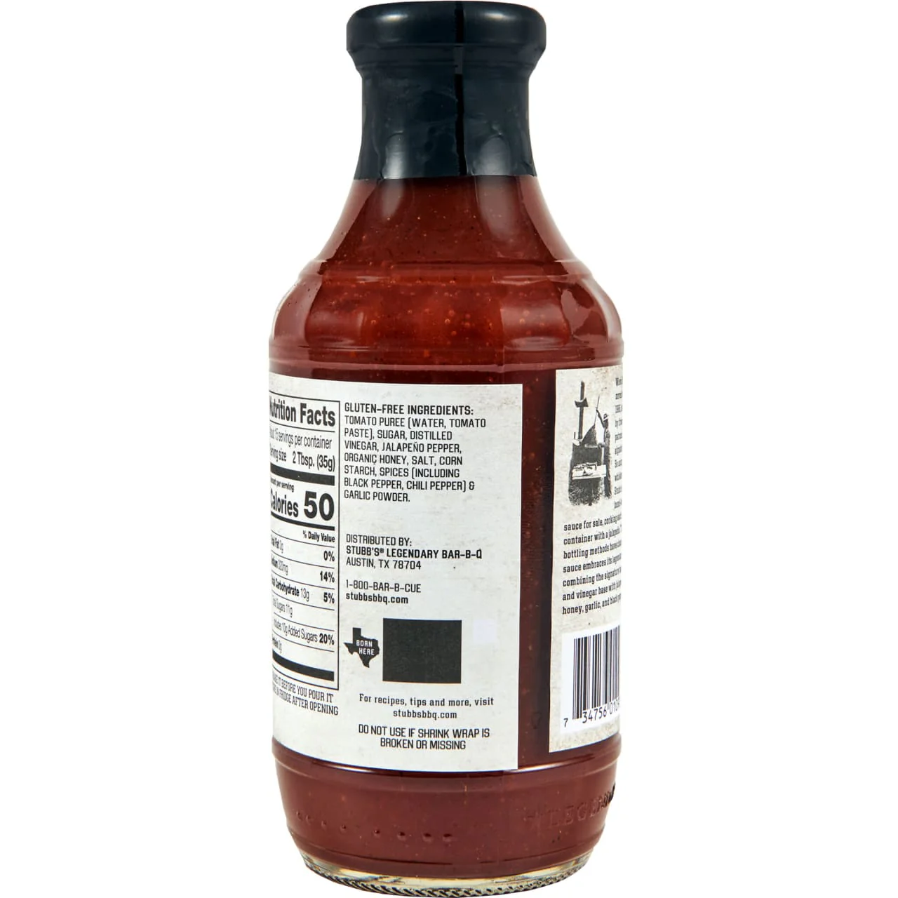 Stubb's® Jalapeño & Honey Bar-B-Q Sauce - 2
