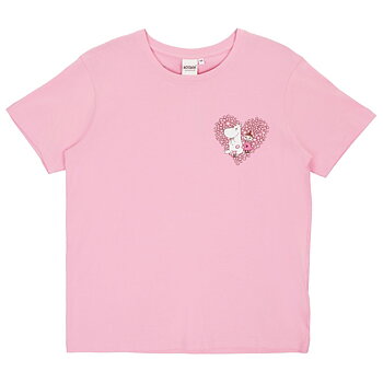 Mumin Dam T-shirt - Vänner Rosa