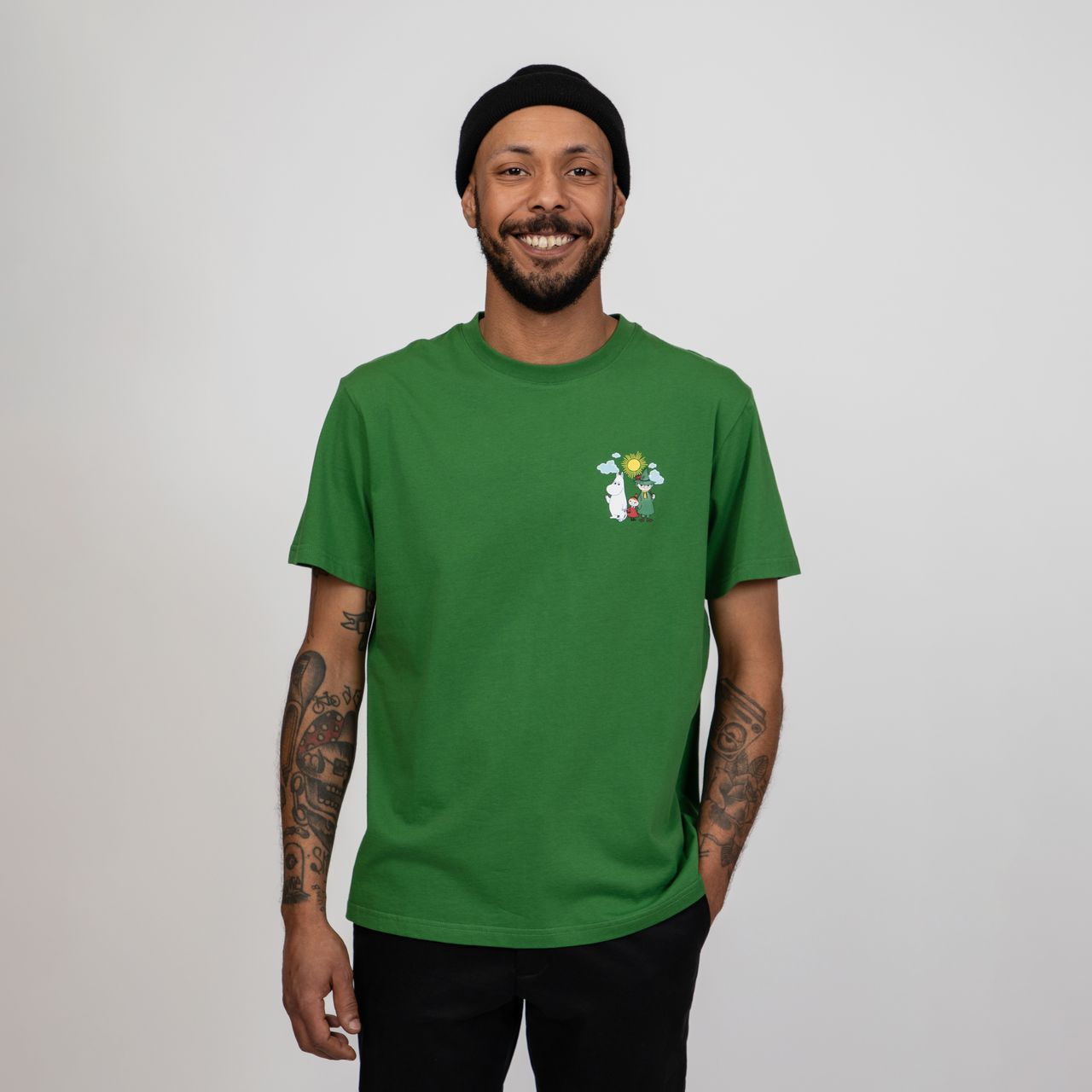 Mumin Vuxen T-Shirt (Unisex) - Welcome Grön - 4