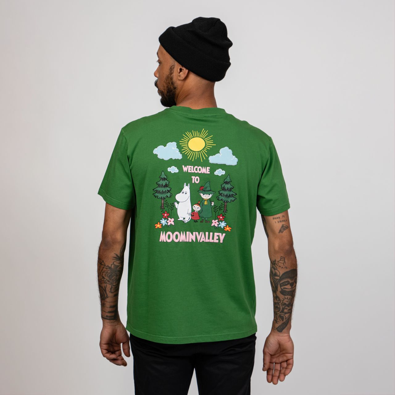 Mumin Vuxen T-Shirt (Unisex) - Welcome Grön