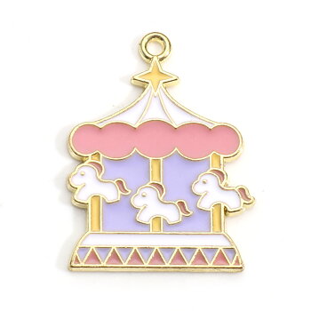 Charm enameld Merry-go round