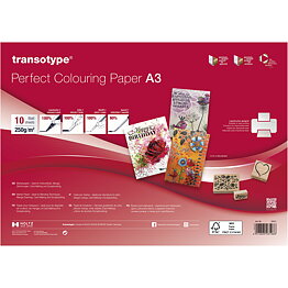 transotype Perfect Colouring Paper – A3, 10 ark