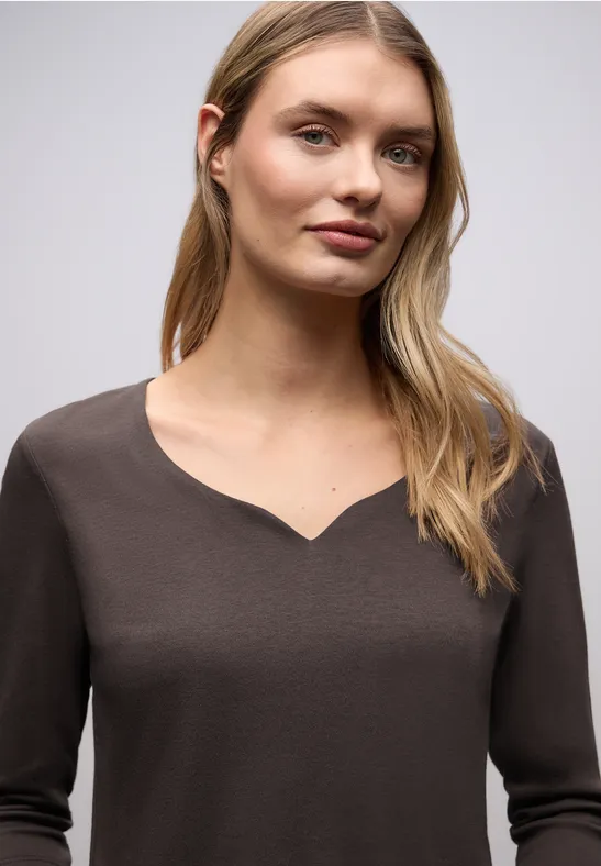 Heart neck Ada T-Shirt Molten Earth - 3