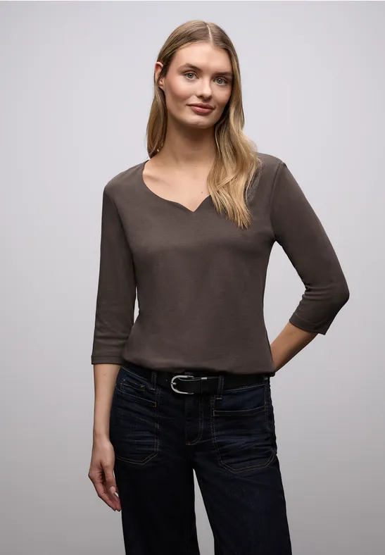 Heart neck Ada T-Shirt Molten Earth - 7