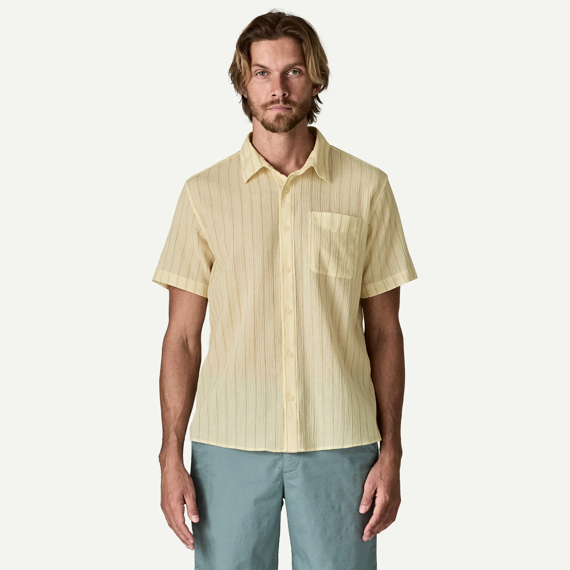 Patagonia skjorta A/C s/s natural - 7