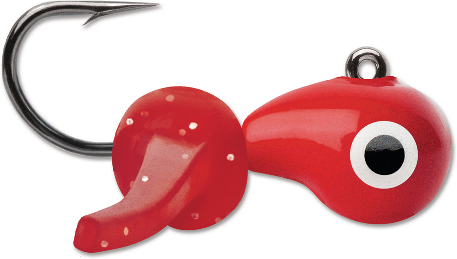 Mormyska with wacky rigged jig perfect for jigging for rainbow trout and perch