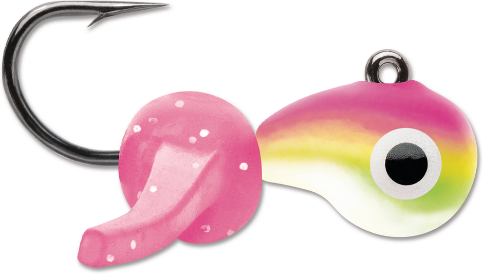 Mormyska with wacky rigged jig perfect for jigging for rainbow trout and perch