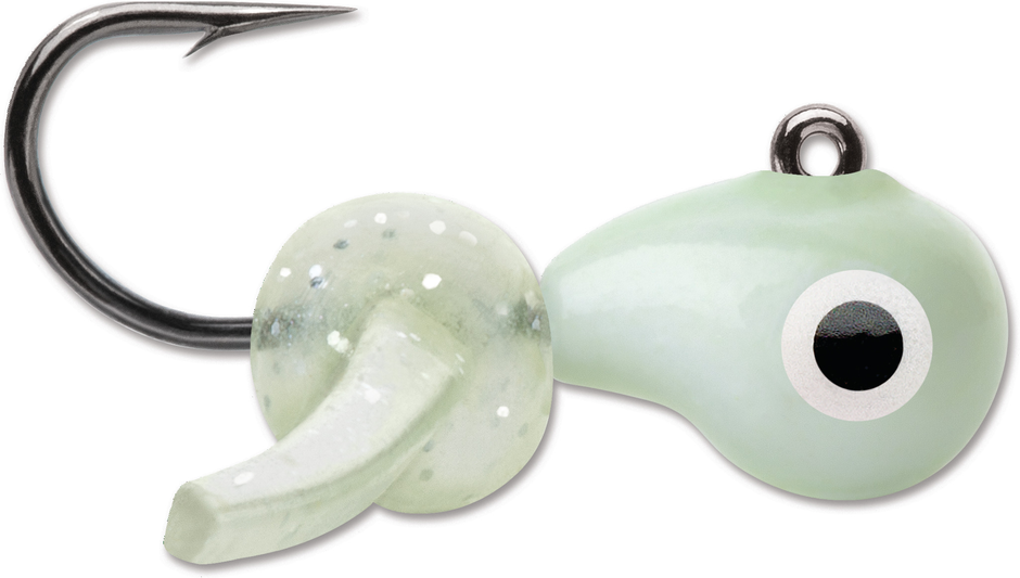 Mormyska with wacky rigged jig perfect for jigging for rainbow trout and perch