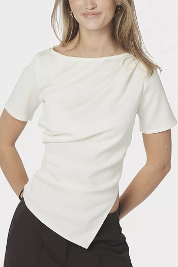 Neo Noir  - Rasmine Soft Blouse Off White