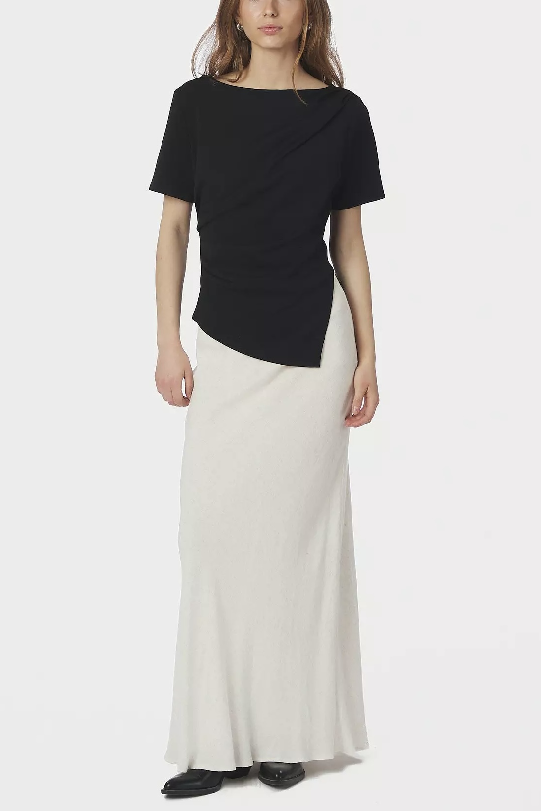 Neo Noir  - Rasmine Soft Blouse Black - 2