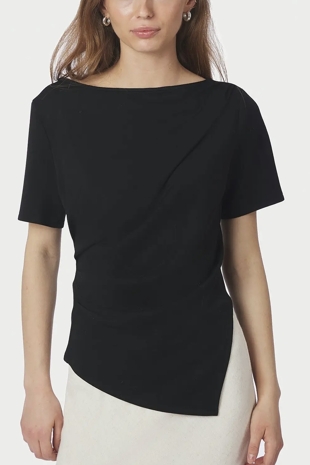 Neo Noir  - Rasmine Soft Blouse Black