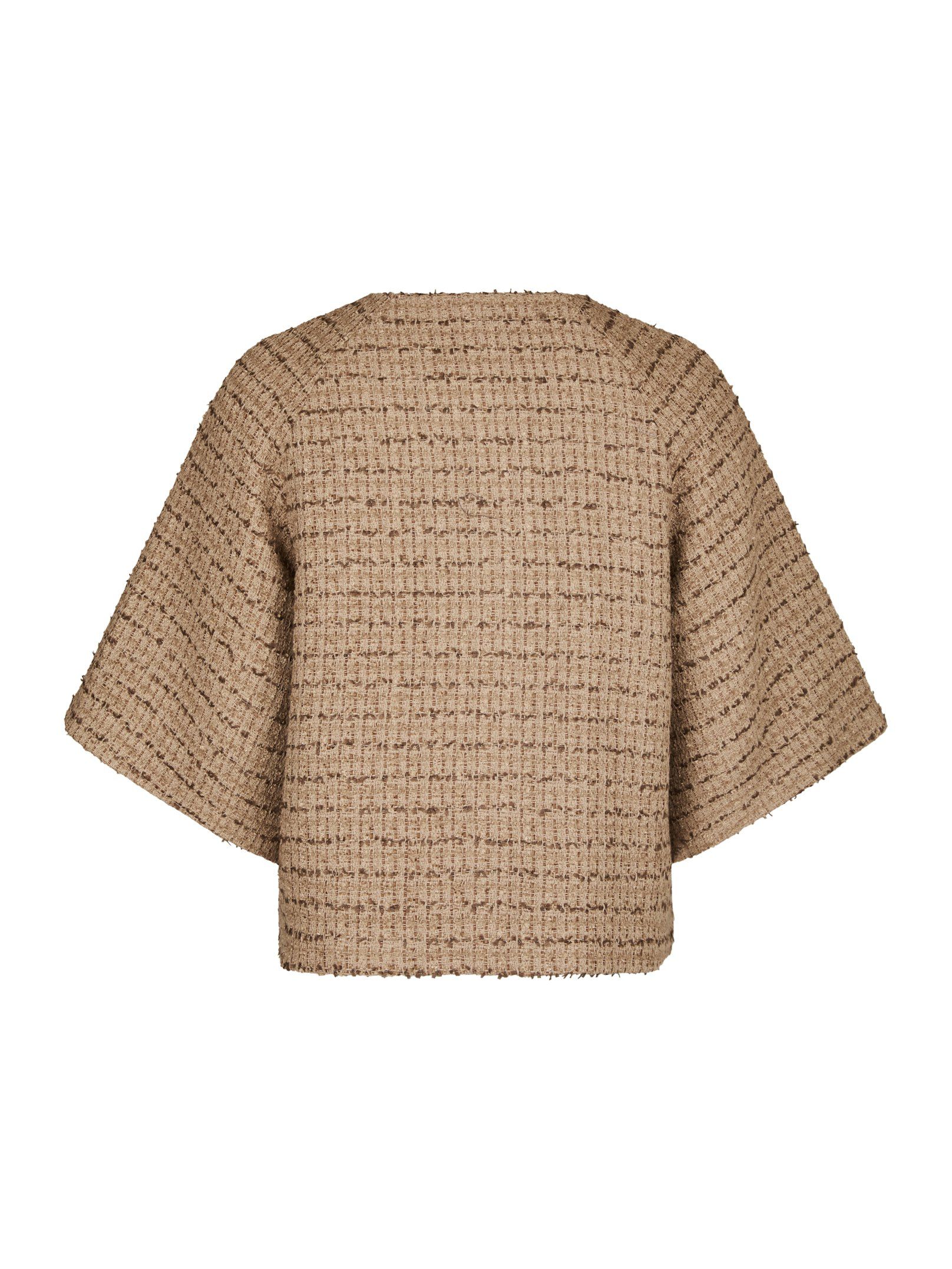 Neo Noir  - Rosella Boucle Mini Jacket Taupe - 6