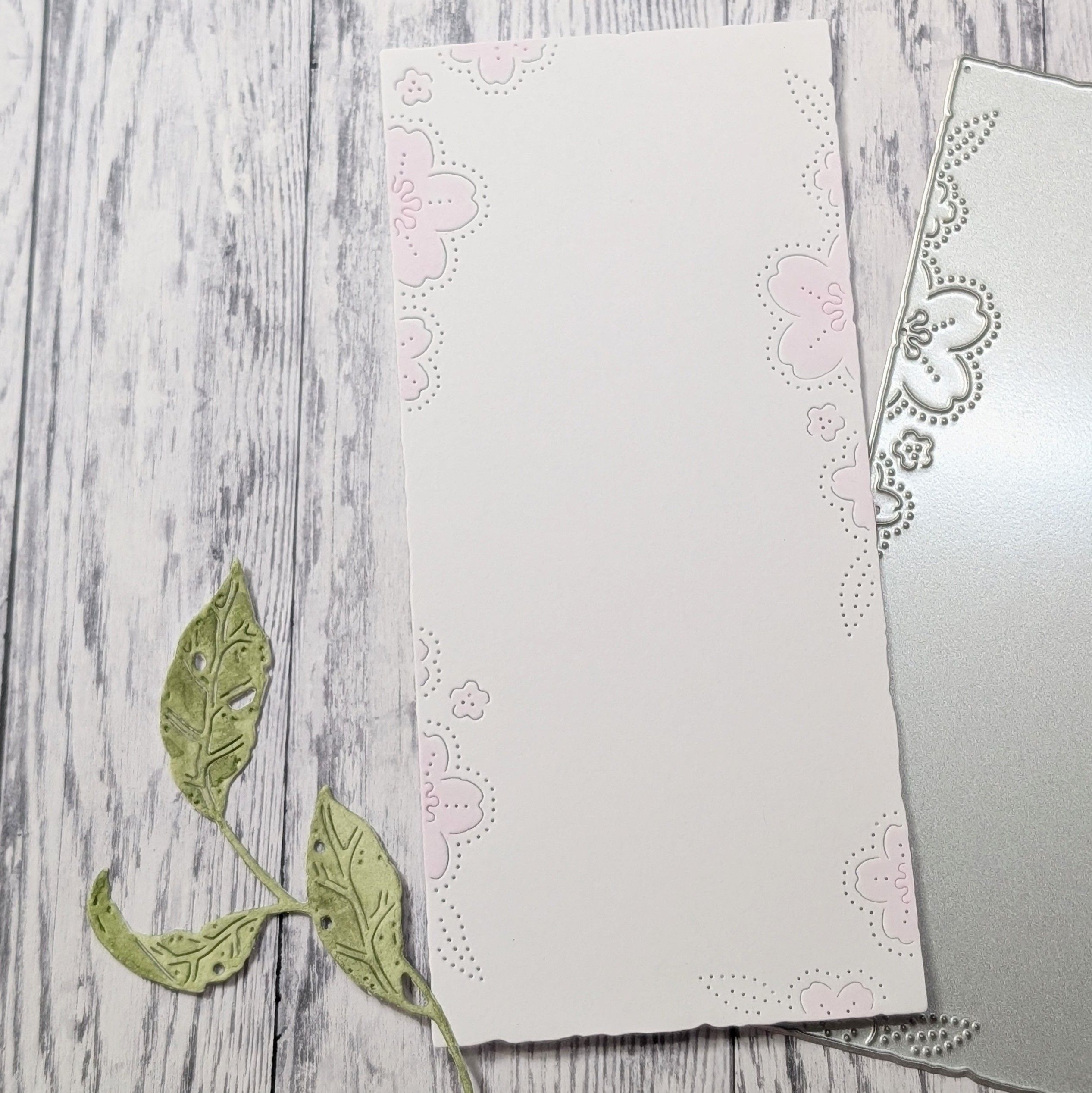 Gummiapan dies - Slimline mini Blomma