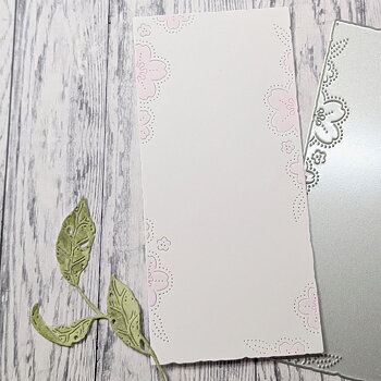 Gummiapan dies - Slimline mini Blomma