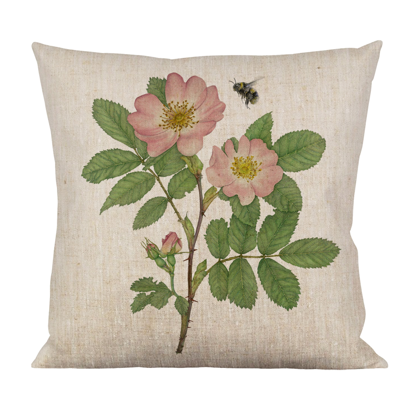 "SET" CUSHION & RUNNER WILD ROSE - 2