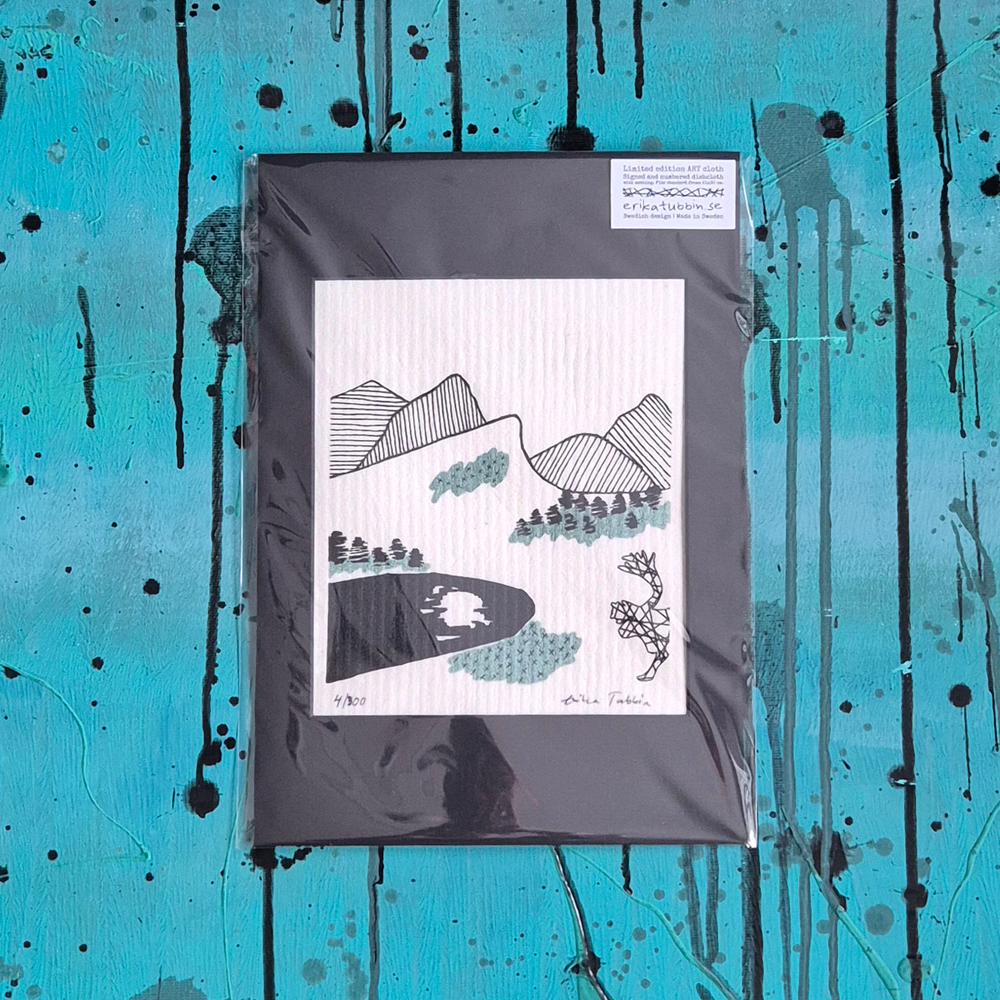 ART cloth MOUNTAINS with passepartout - LIMITED EDITION - 7