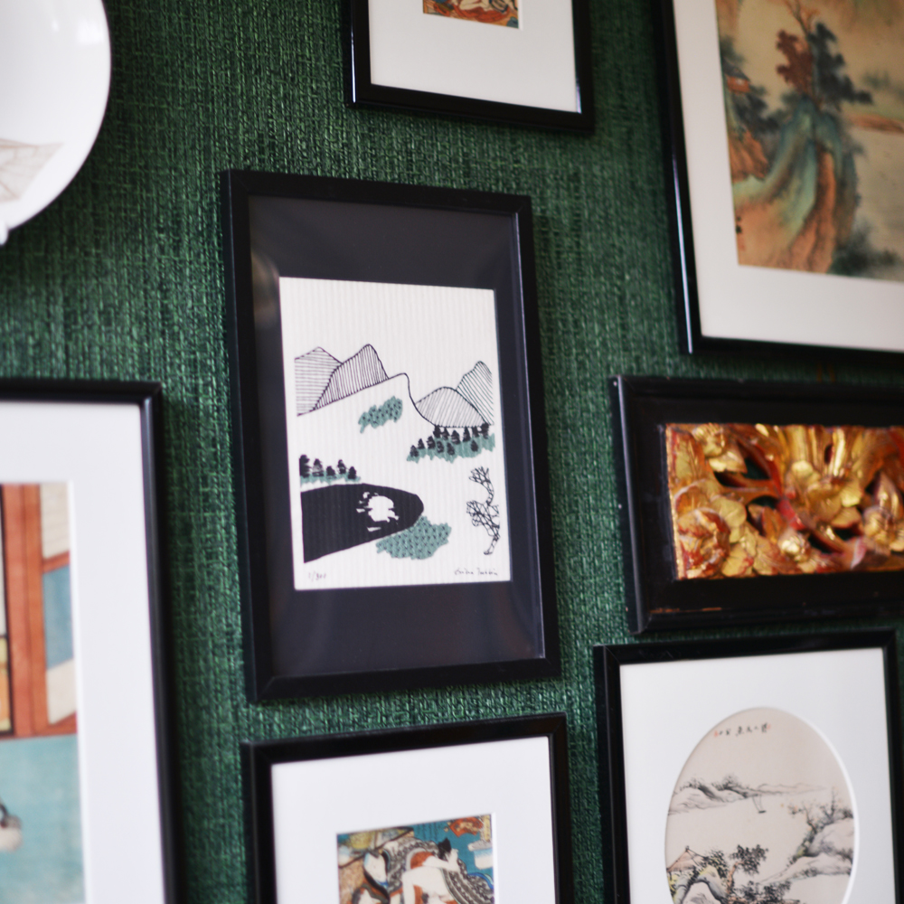 ART cloth MOUNTAINS with passepartout - LIMITED EDITION - 3