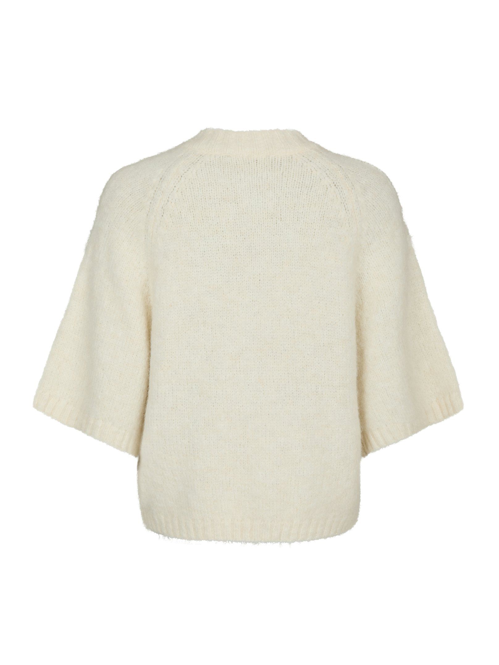 Neo Noir - Benuta Fluff  Knit Cardigan Off White - 6