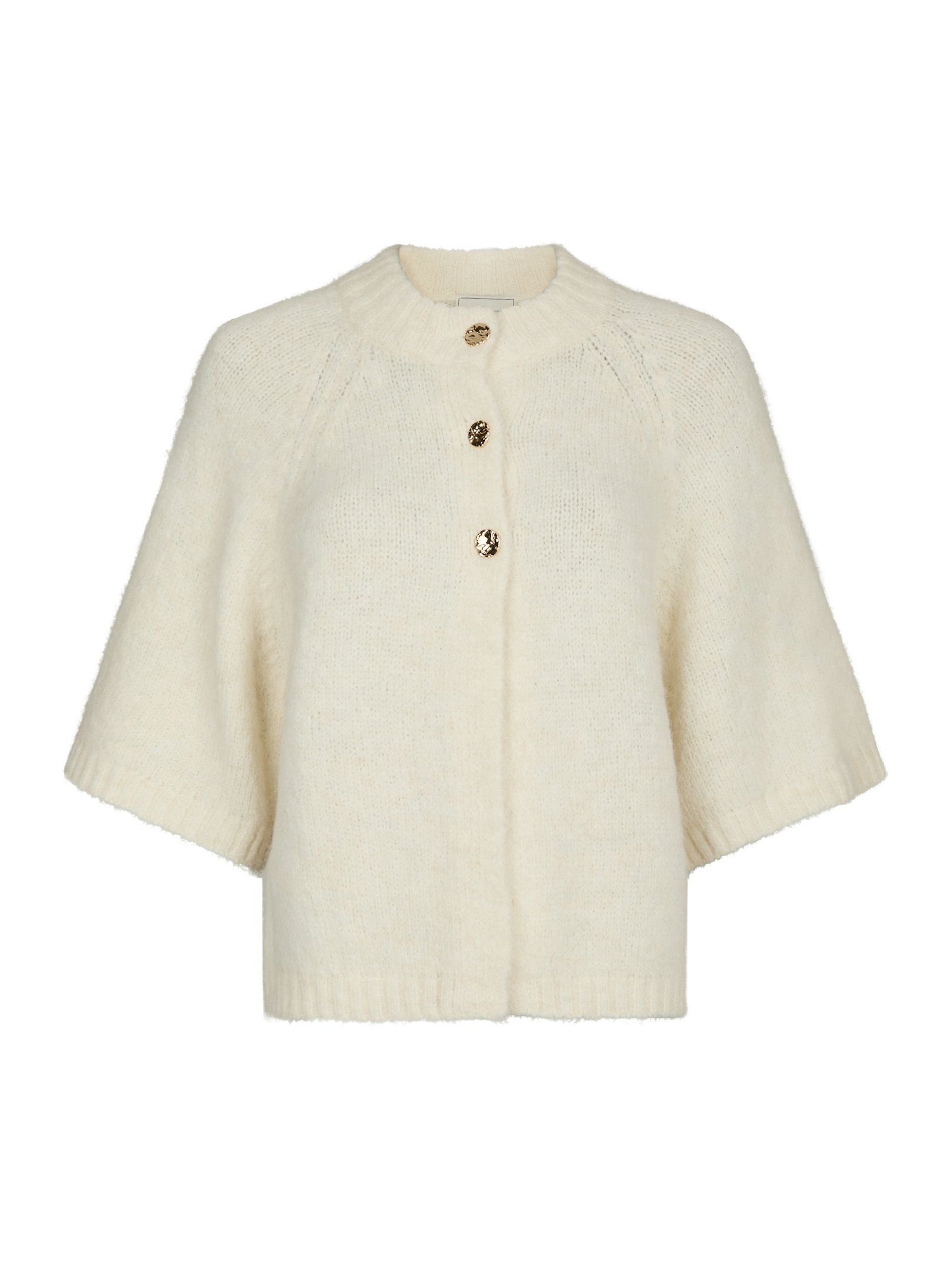 Neo Noir - Benuta Fluff  Knit Cardigan Off White - 5