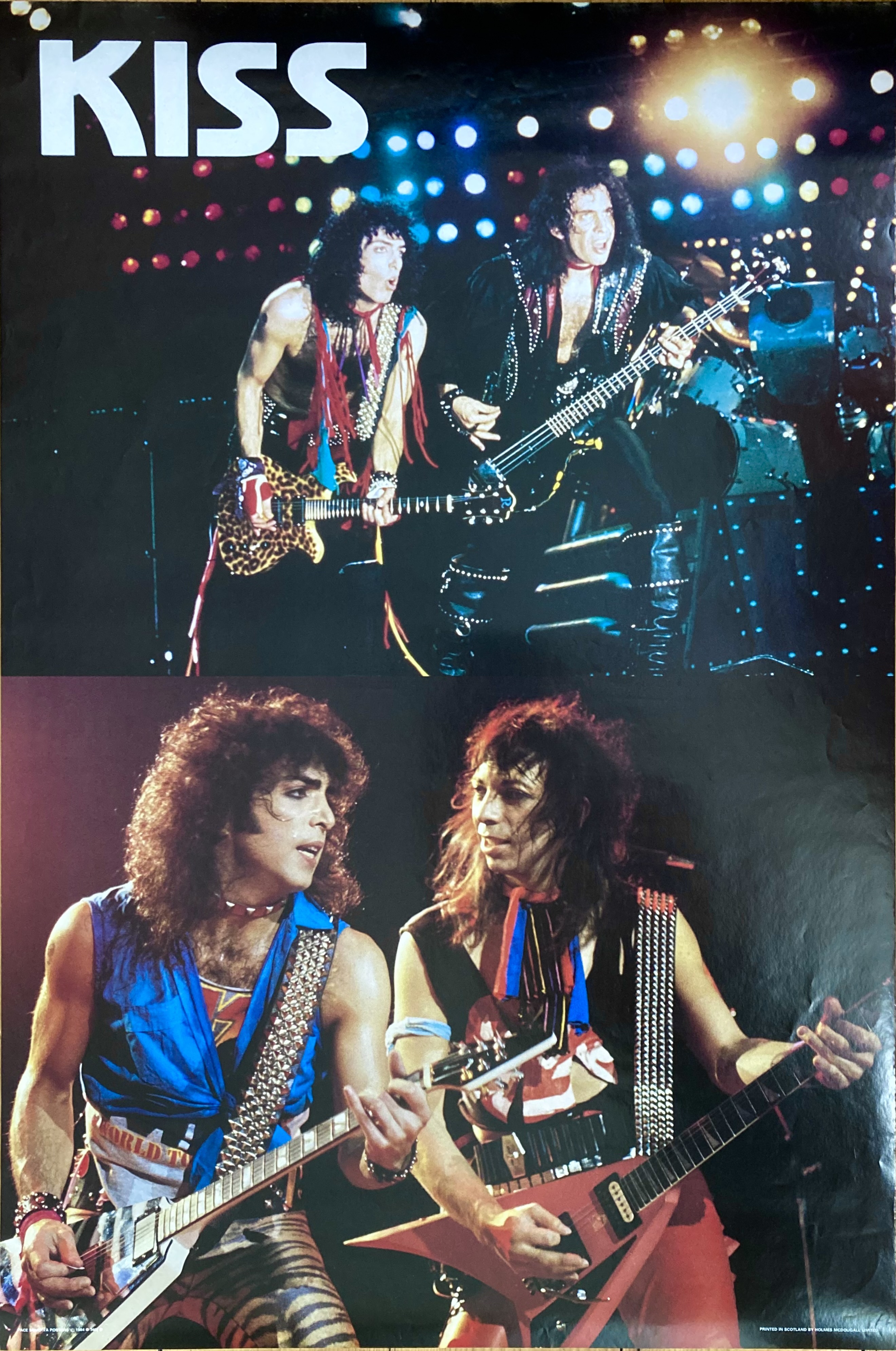 KISS - Live on stage (1984) Affisch