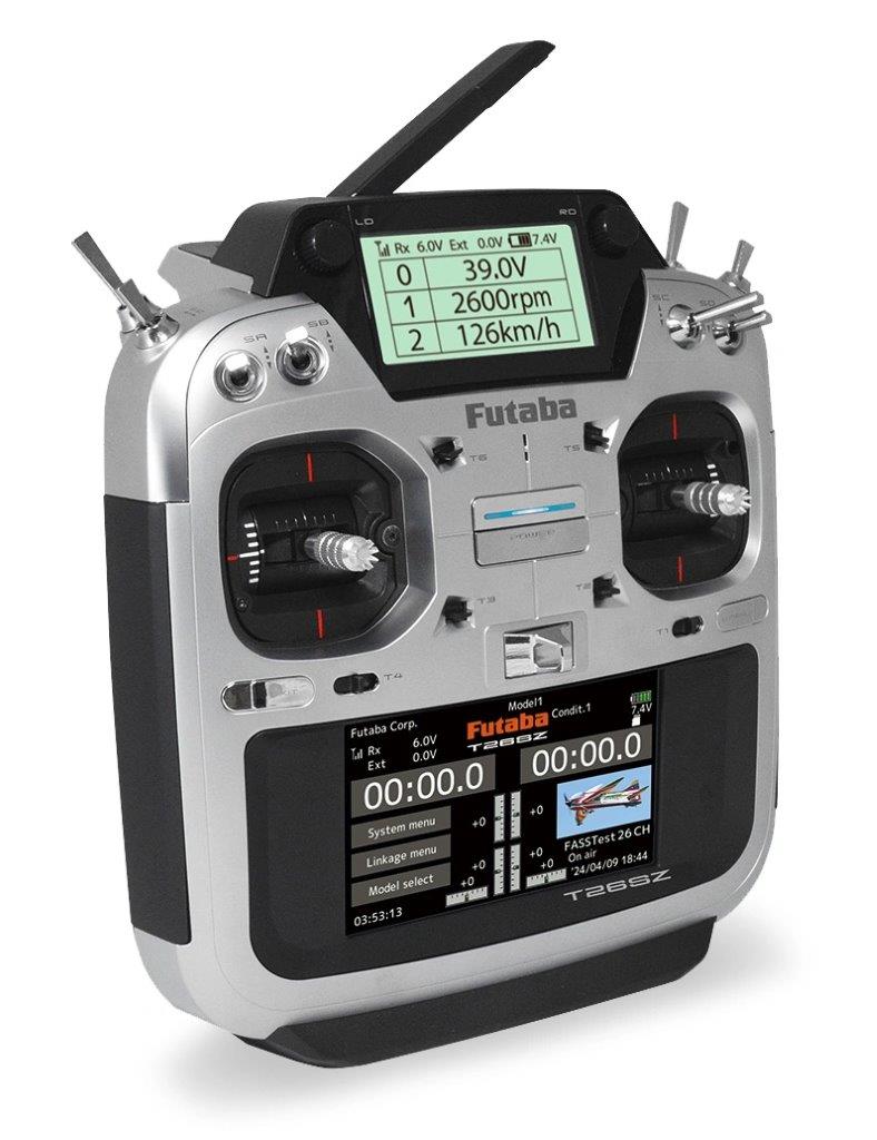 Futaba T26SZ Radio FASSTest26, 3/R7208SB, 2S LiPo - 7