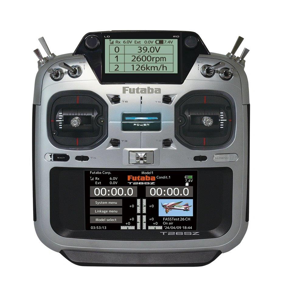 Futaba T26SZ Radio FASSTest26, 3/R7214SB, 2S LiPo - 2