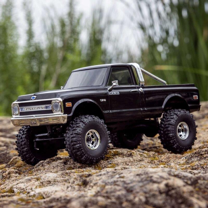 AXIAL 1/30 Axial SCX30 Chevrolet K10 Black (Battery & Charger Included)