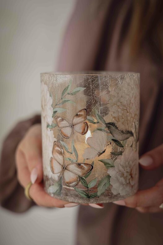 Majas Lantern Hydrangea &amp; Butterflies Large - 2