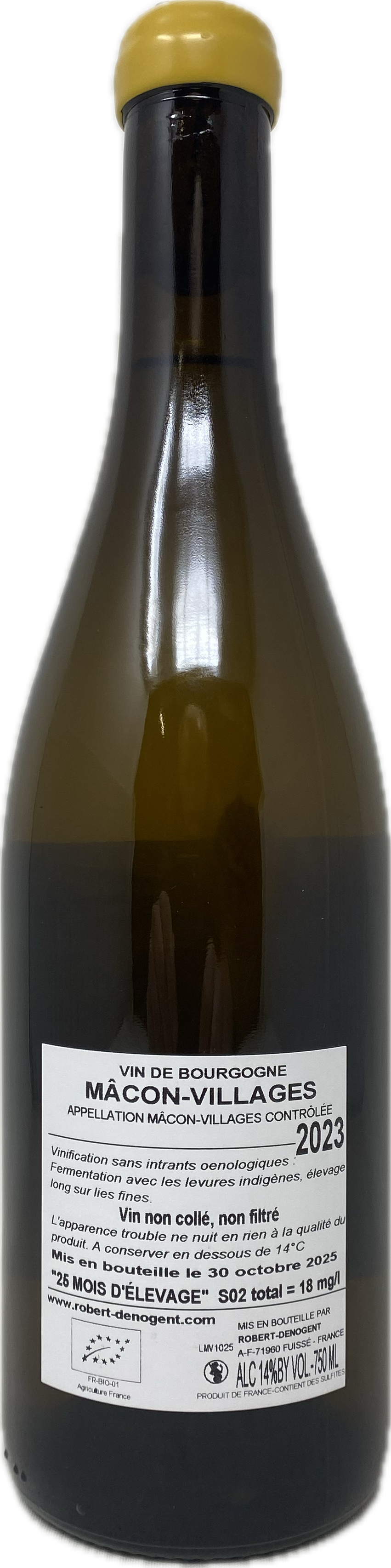 2023 MACON VILLAGES LES SARDINES ROBERT DENOGENT, 75 cl  - 2