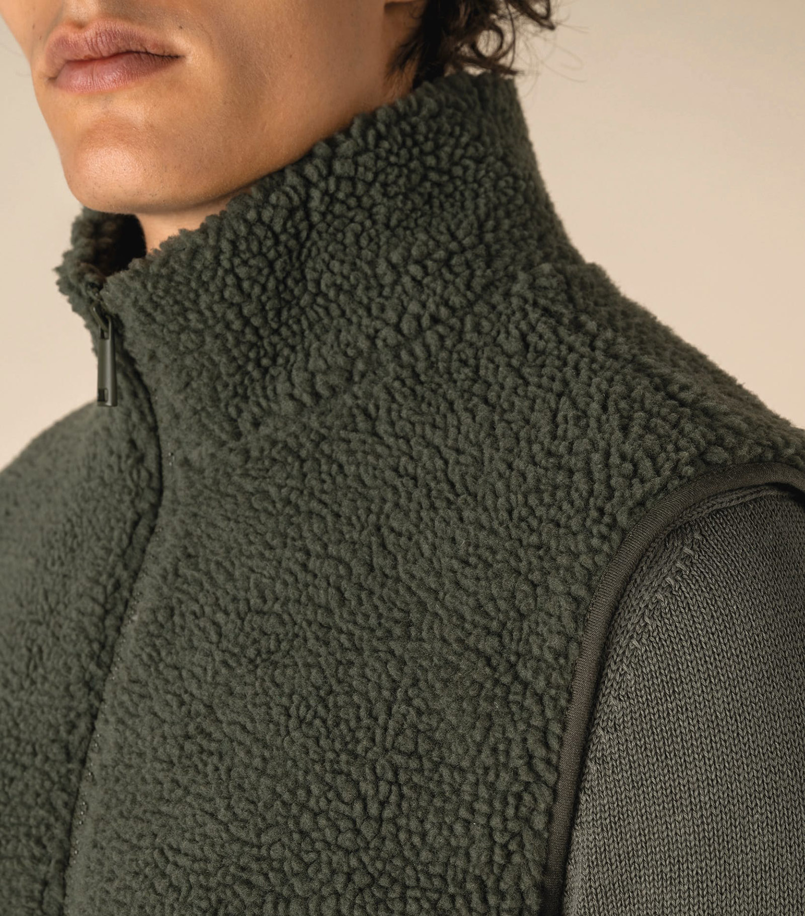 Sherpa-väst herr | Men’s Sherpa Vest – Spasso - 3