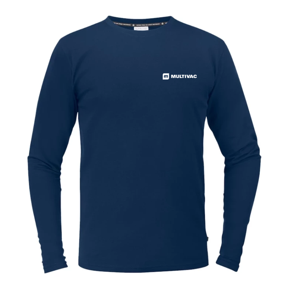 Stretchig långärmad t-shirt. Texstar. Herr. 