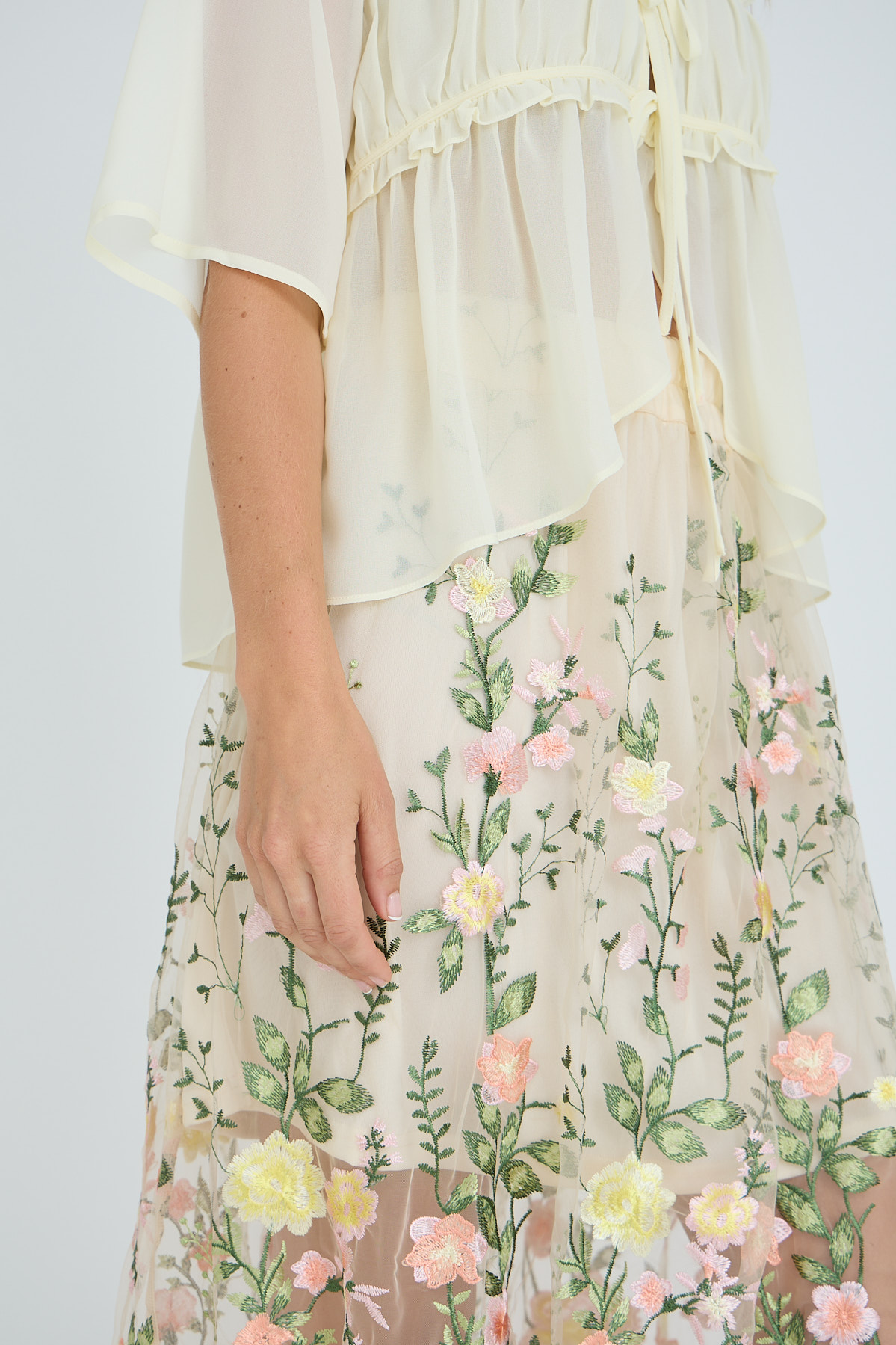 Kjol - FUSCHIA SKIRT - A-View