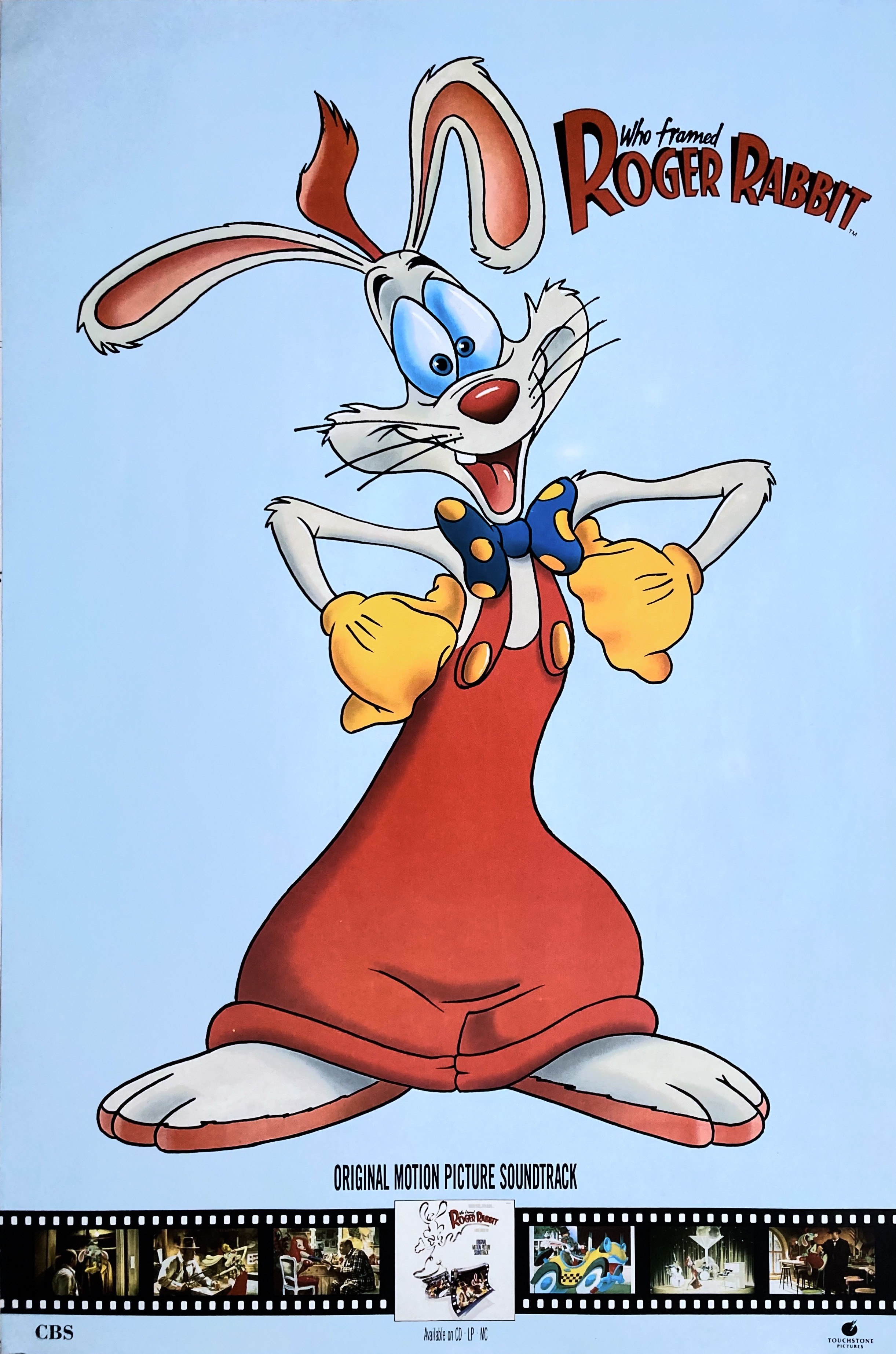 Who Framed Roger Rabbit (Original Motion Picture Soundtrack) (1988) LP Promo poster - 2