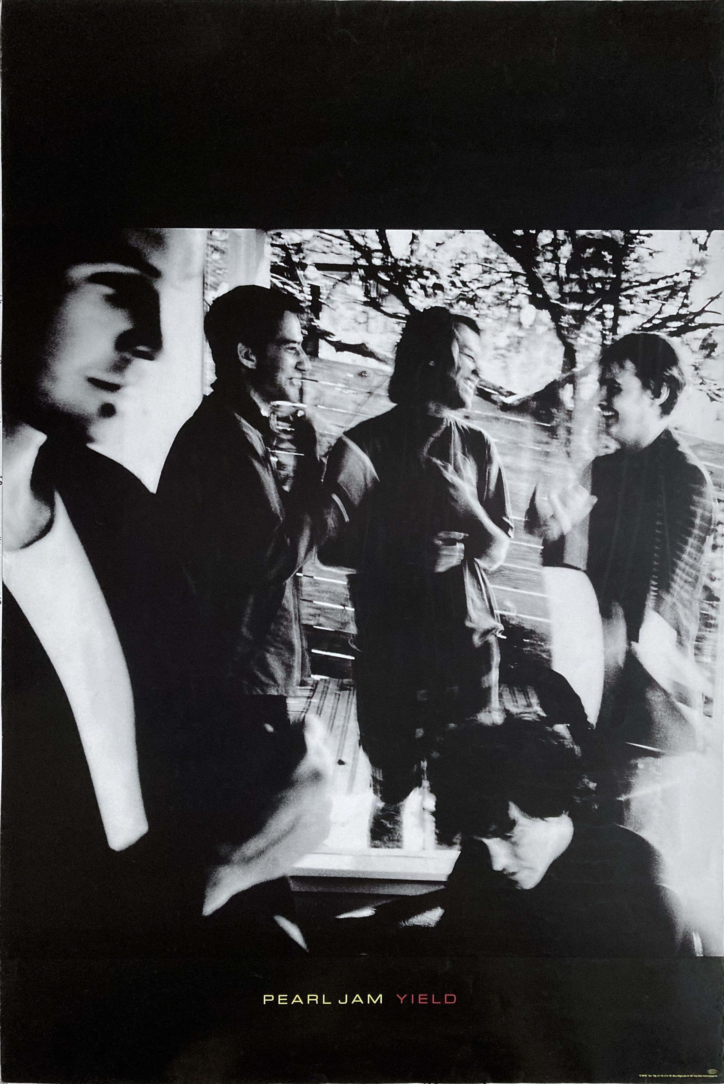 PEARL JAM - Yield (1997) LP CD Promo poster - 2