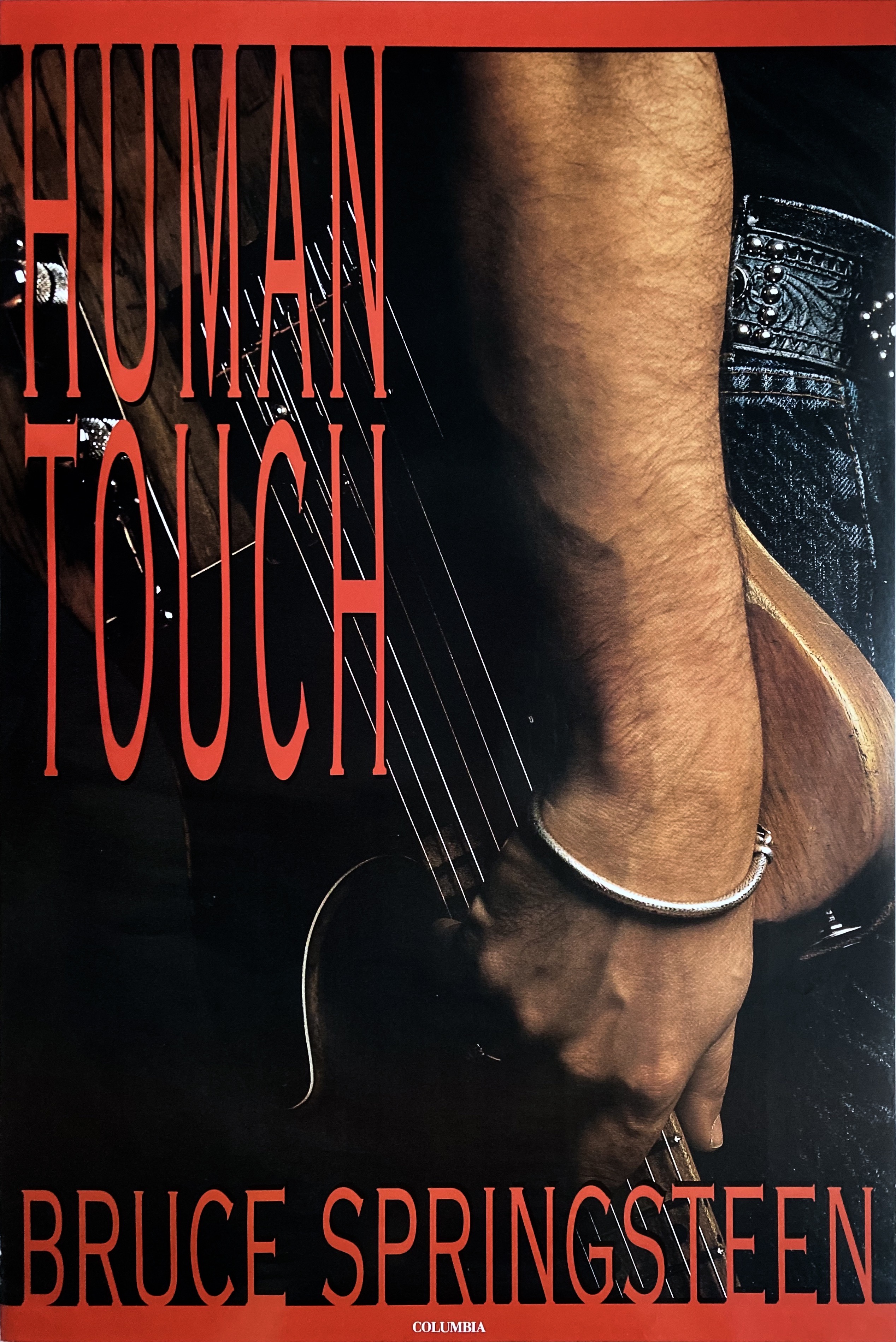 BRUCE SPRINGSTEEN - Human Touch (1992) LP Promo poster - 3