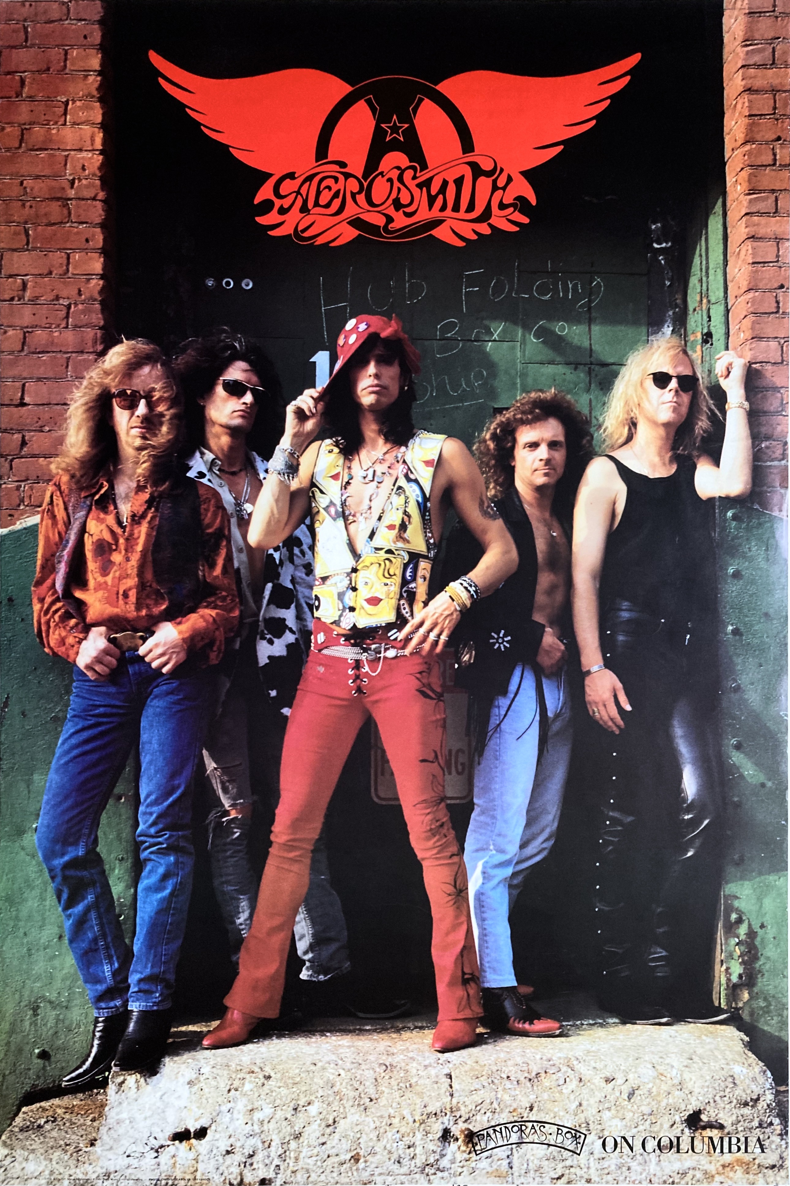 AEROSMITH - Pandora's Box (1991) Promoaffisch